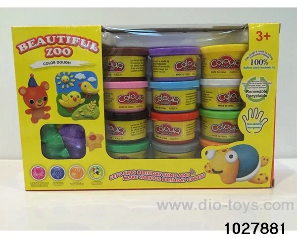 Color clay set in color box