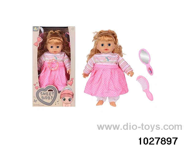 16 inch doll with four sound IC in window box