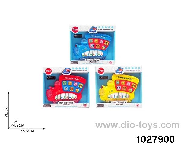 Train Saiwen Cartoon Piano in display box