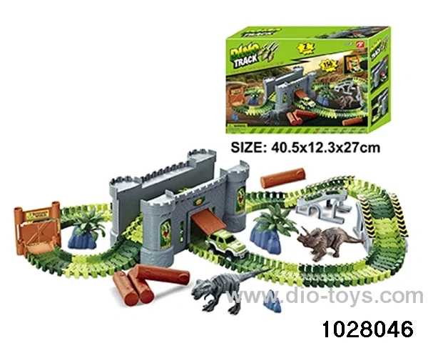 Electric railcar in color box