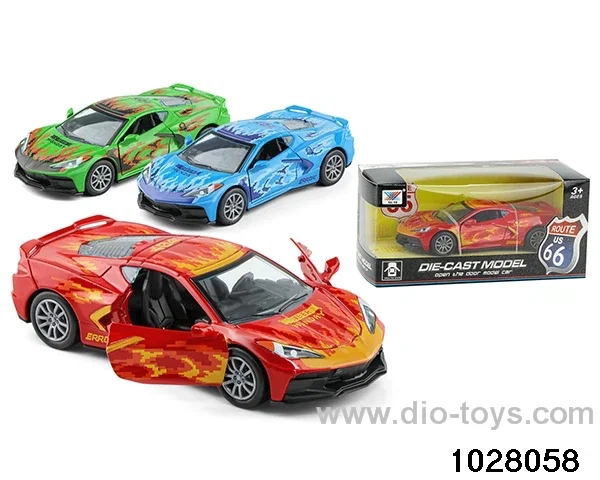 1:32 Alloy car return in color box