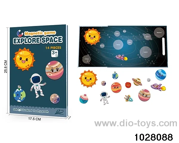 Magnetic Playbook - Explore Space in Plastic film