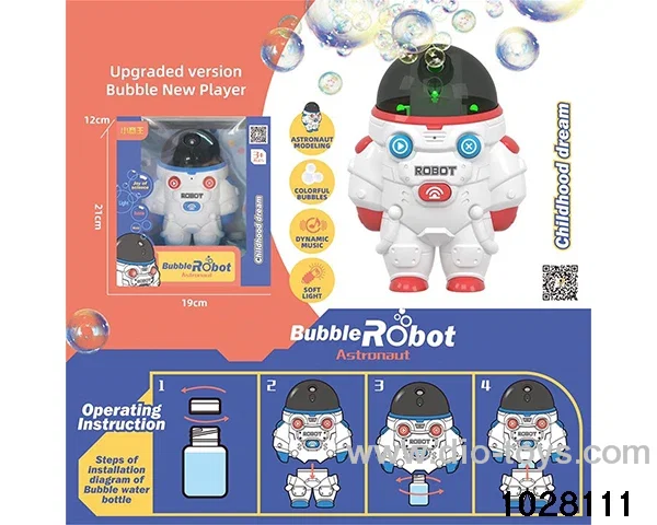 Electric Bubble Robot in window box
