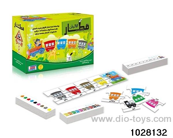Color recognition game in color box