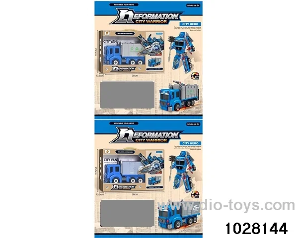 Assembling inertia car in display box