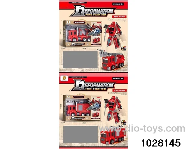 Assembling inertia car in display box