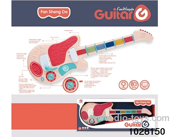 Multifunctional induction electric guitar in display box
