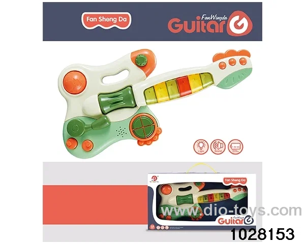 Baby multifunctional guitar (lights, music) in display box