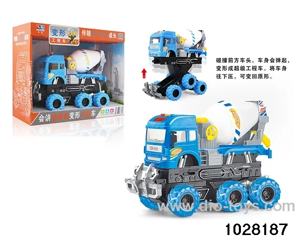 Transformation car that tells a story in display box
