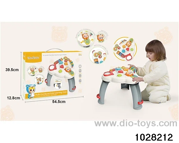 Multifunctional early learning table in color box