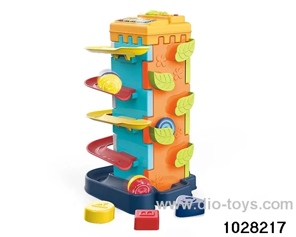Piano track pitch game house in color box