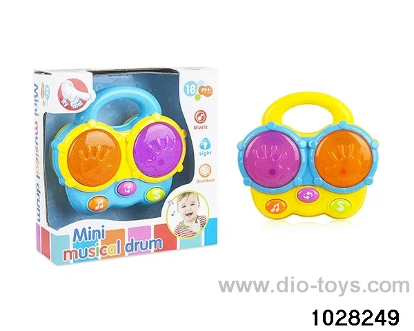 Hand clapping drum light + music in display box