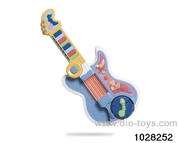Guitar piano 2 in 1 light + music in color box