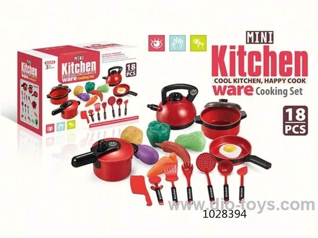 18 pcs Mini kitchen cooking set in color box