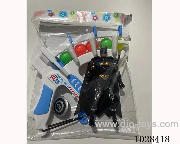 Batman + Catapult Bow  with double flashing lights inclued battery  in Opp bag
