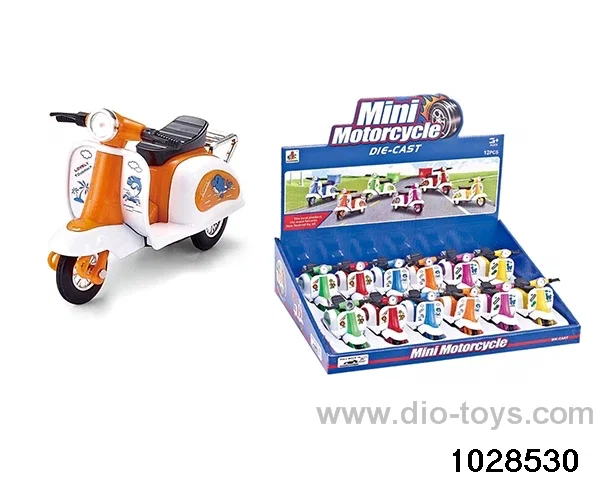 Alloy Pullback Motorcycle in display box