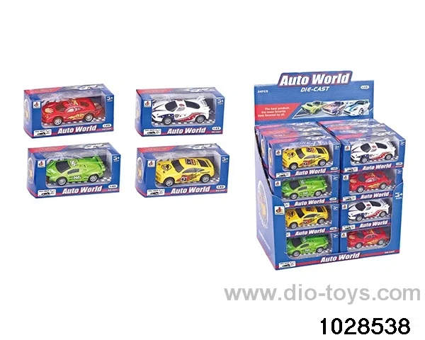 1:43 alloy return car in display box