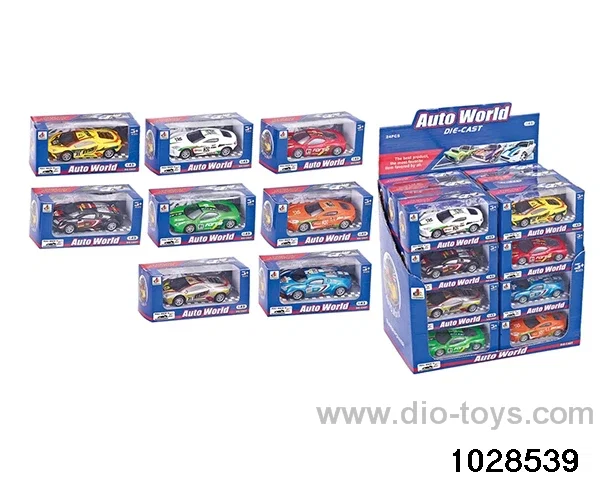 1:43 alloy return car in display box