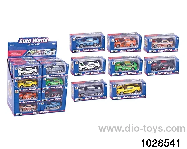 1:43 alloy return car in display box