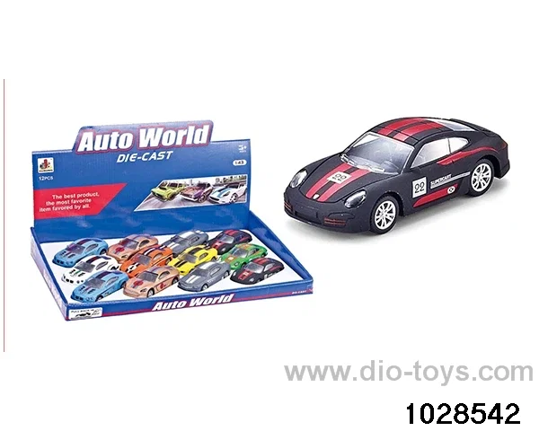 1:43 alloy return car in display box