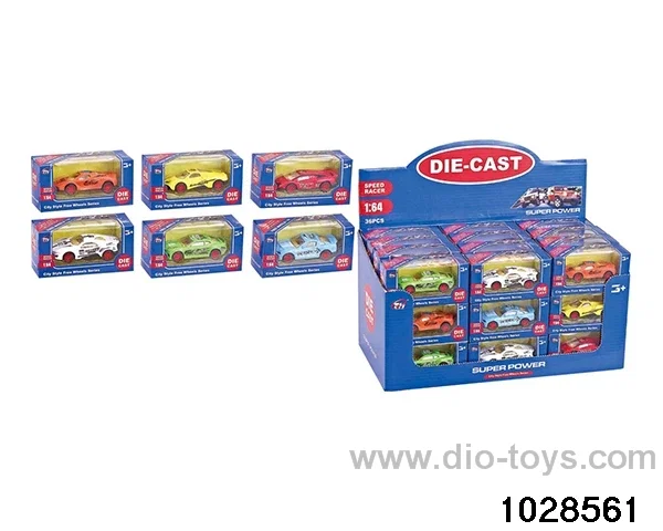 1:64 alloy return car in display box