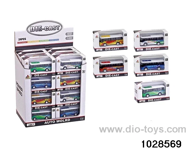 1:55 alloy return car in display box