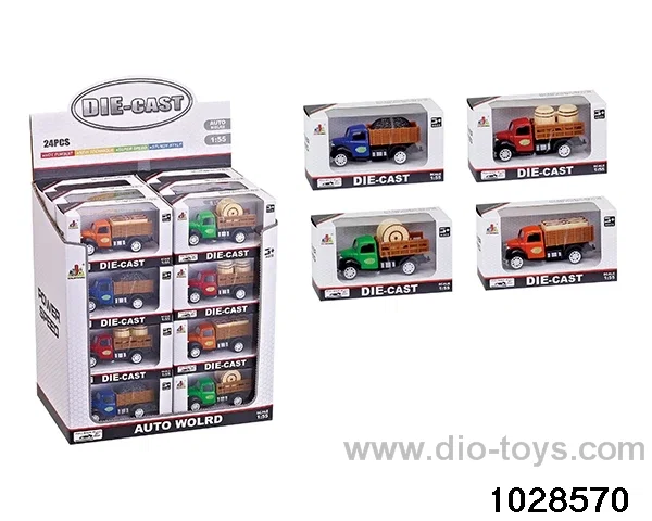 1:55 alloy return car in display box
