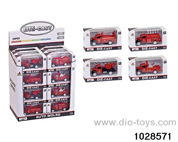 1:55 alloy return car in display box