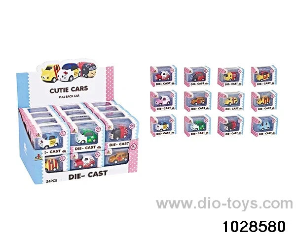 Alloy Q-tip car in display box