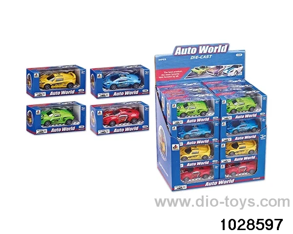 1:43 alloy return car in display box