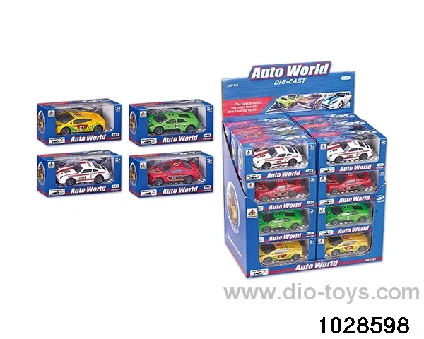 1:43 alloy return car in display box