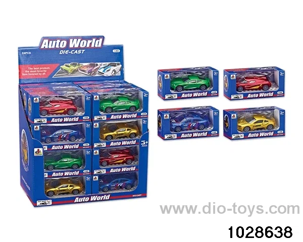 1:43 alloy return car in display box