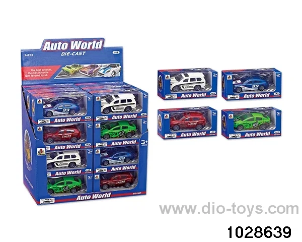 1:43 alloy return car in display box