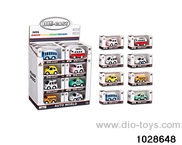 Alloy Pull Back Mini Car in display box