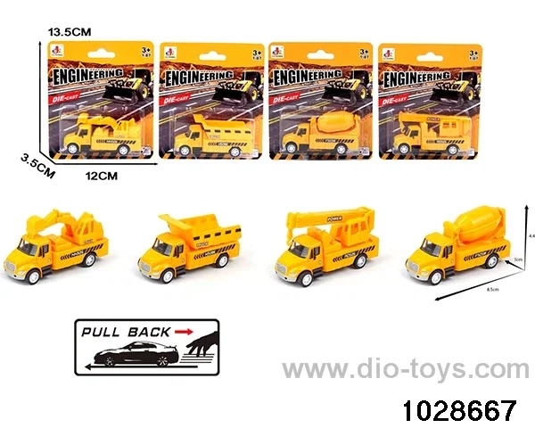 1:87 alloy back to the car in Blister card