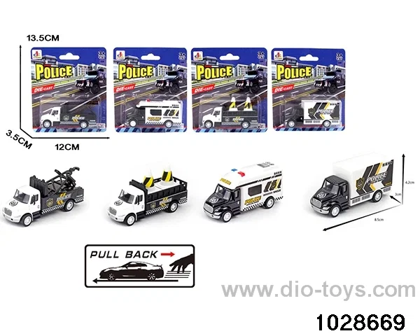 1:87 alloy back to the car in Blister card