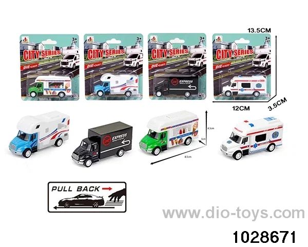 1:87 alloy back to the car in Blister card