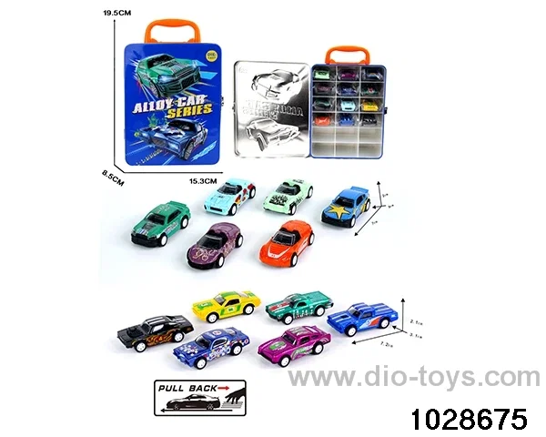 Alloy Rollback Suitcase in 12pcs box