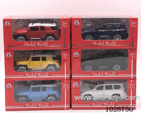 1:36 pull back alloy car  in window  box