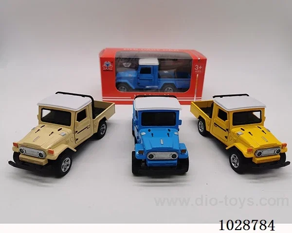 1:32 pull back alloy car with sound&light&music  in window box