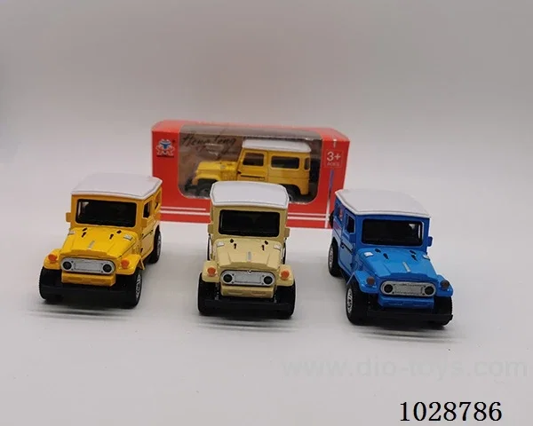 1:32 pull back alloy car  in window box