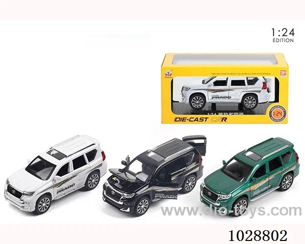 1:24 pull back alloy car with sound&light in window box