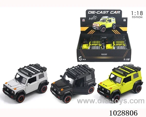 1:18 pull back alloy car with sound&light in display box