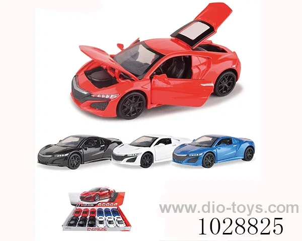 1:32 Genuine licensed Honda Acura NSX  pull back alloy car with 4-door,3-sound&light in window box