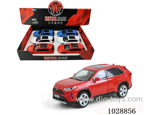1:24 Toyota RAV4 sound light back force 6 door authorization