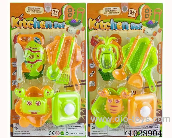 Kitchen set 2sets mixed loading in blister card
