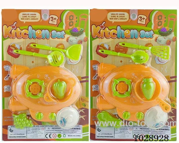 Kitchen set 2sets mixed loading in blister card