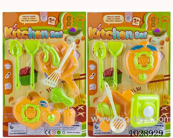 Kitchen set 2sets mixed loading in blister card