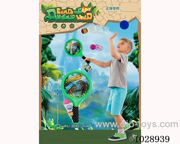 racket in With card head in net bag