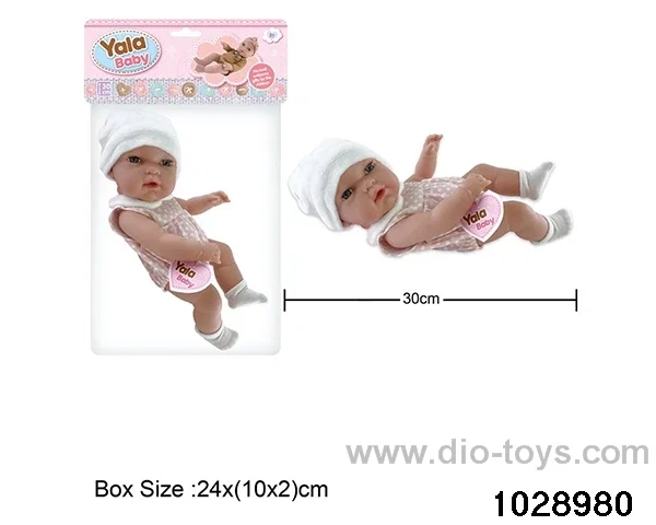 12-inch pond rubber doll in poly bag header